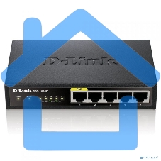 Неуправляемый коммутаторD-LinkDES-1005P/B1A с 5 портами 10/100Base-TX (1 порт с поддержкой PoE)