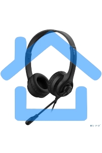 Наушники с микрофоном A4Tech HU-8 черный 2м накладные USB оголовье