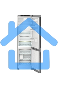 Холодильник Liebherr CNsdb 5723-22 001 нержавеющая сталь двухкамерный 266/94л морозилка снизу