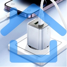 Сетевое зарядное устройство Hoco N46 Glorious 20W 3A (PD) синий