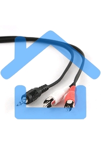 Кабель аудио Gembird Jack3.5 / 2xRCA, 2.5м