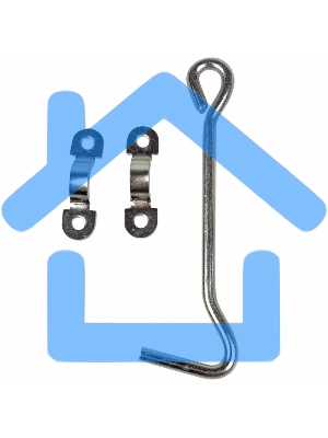 Крючок ветровой 120 цинк ЧЕТЫРЕ СЕЗОНА