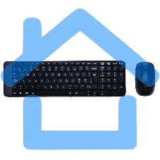 Комплект клавиатура + мышь Logitech MK220 клав:черный мышь:черный USB беспроводная
