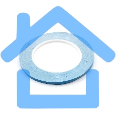 Термоскотч двусторонний 5 мм, 50 м синий