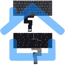 Клавиатура для ноутбука Lenovo IdeaPad 320S-14IKBR черная