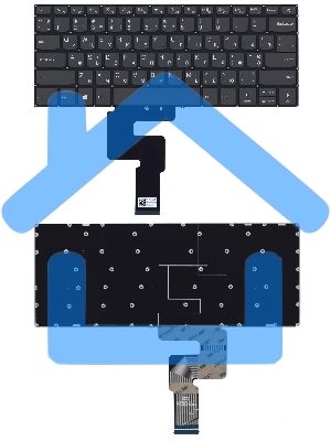 Клавиатура для ноутбука Lenovo IdeaPad 320S-14IKBR черная