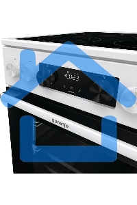 Плита электрическая Gorenje GECS5C70WA белый, конфорок 4 электрических, духовка 70 л, 50 см x 85 см x 59.4 см