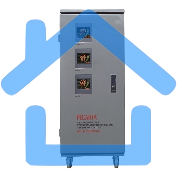 Стабилизатортрехфазный АСН- 15 000/3-Ц Ресанта