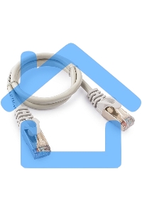 Патч-корд FTP Cablexpert кат.5e, 0.5м, литой, многожильный (серый)