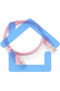 Патч-корд UTP Cablexpert кат.5e, 0.5м, литой, многожильный, розовый