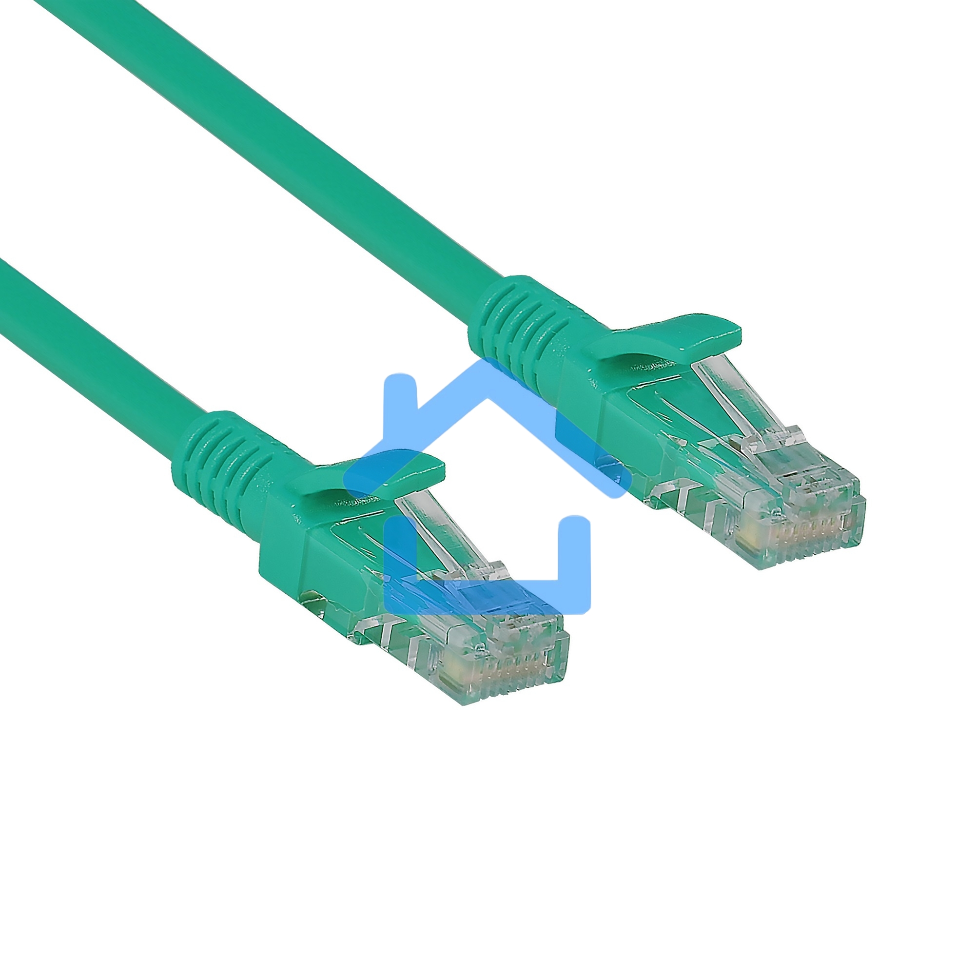 Патч-корд ExeGate UTP-RJ45-RJ45-C6-0,5M-GN, UTP, cat.6, 0,5м, зеленый