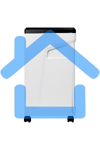 Шредер ГЕЛЕОС УМ26-4, (DIN P-4), фрагмент 3,9х35мм, 14-17 лист (70г/м2), CD/пл.карты/скрепки/скобы, 26 литров