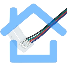 Коннектор питания (1 разъем) для RGB светодиодных лент шириной 10 мм LAMPER