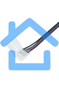 Коннектор питания (1 разъем) для RGB светодиодных лент шириной 10 мм LAMPER