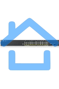 Коммутатор Smart L2 PoE+ Zyxel GS1900-24HPv2, rack 19