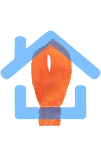 Трос буксировочный Rexant 2.5 т, 5 м, с двумя петлями